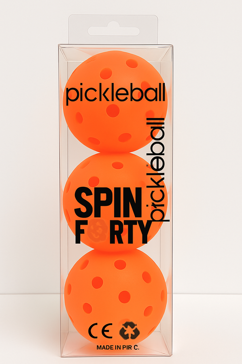 Preorders open now! Ships 9/1/25  - Neon Orange Pickelballs